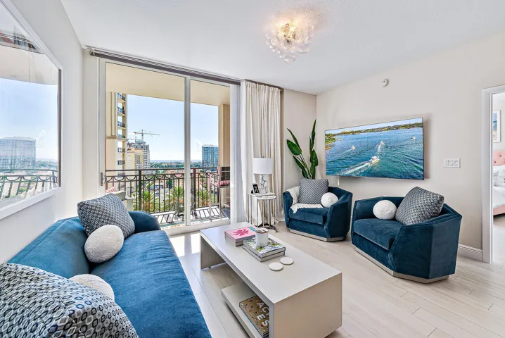 Living Room with water views