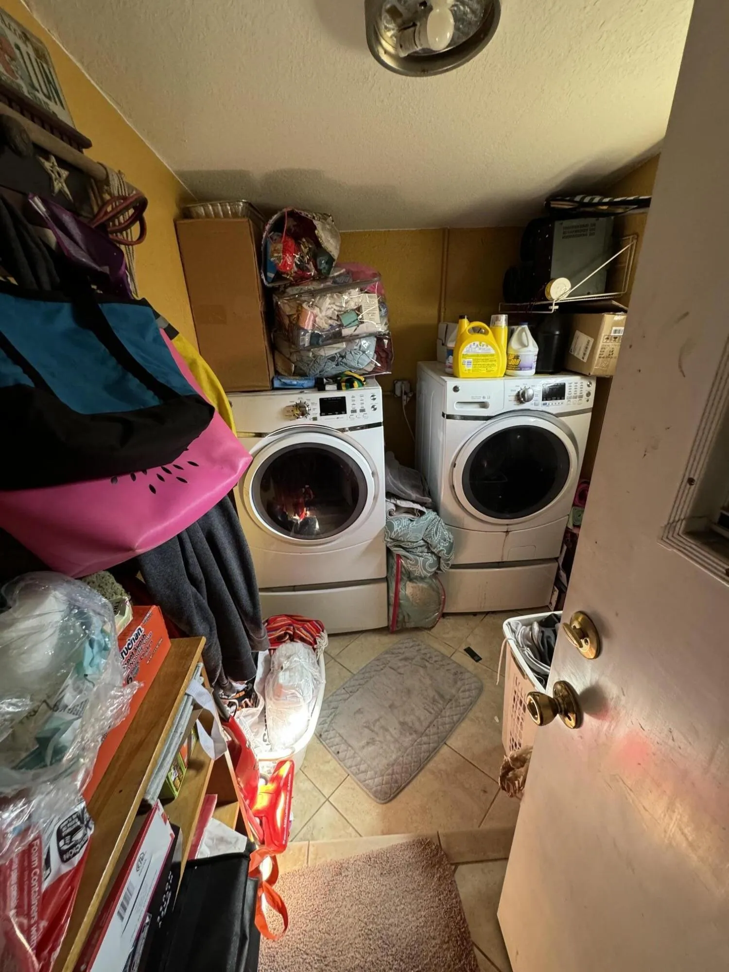 Inside washer dryer