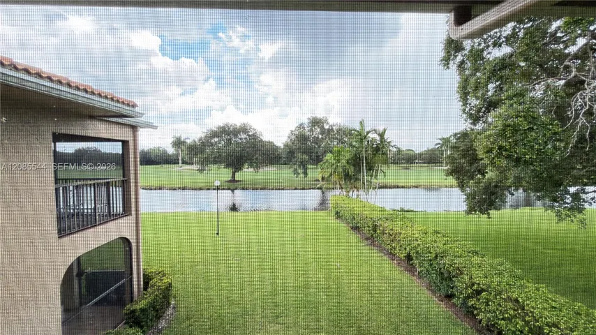 Golf Course Lake View from Balcony