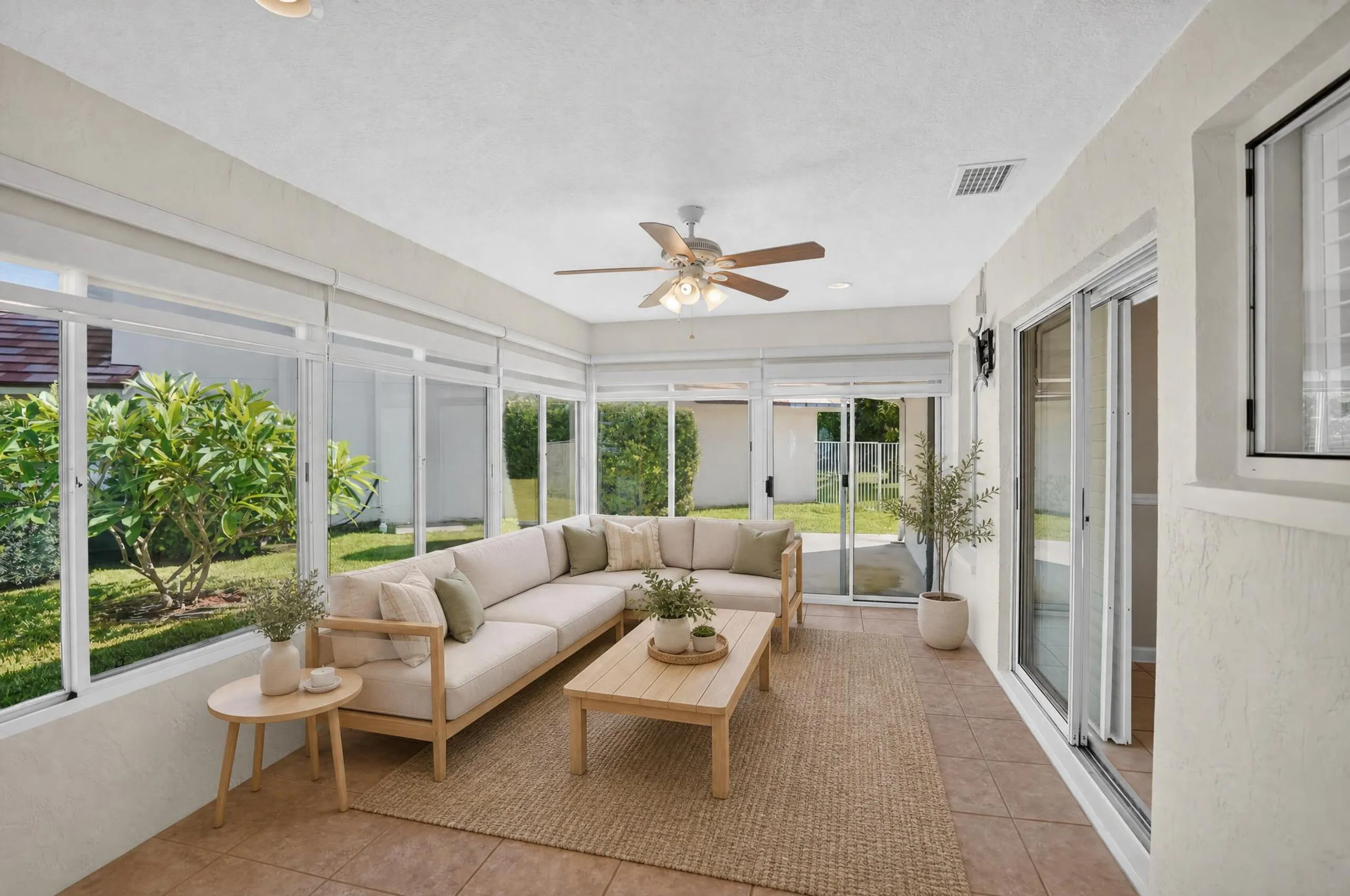 Virtually Staged Lanai