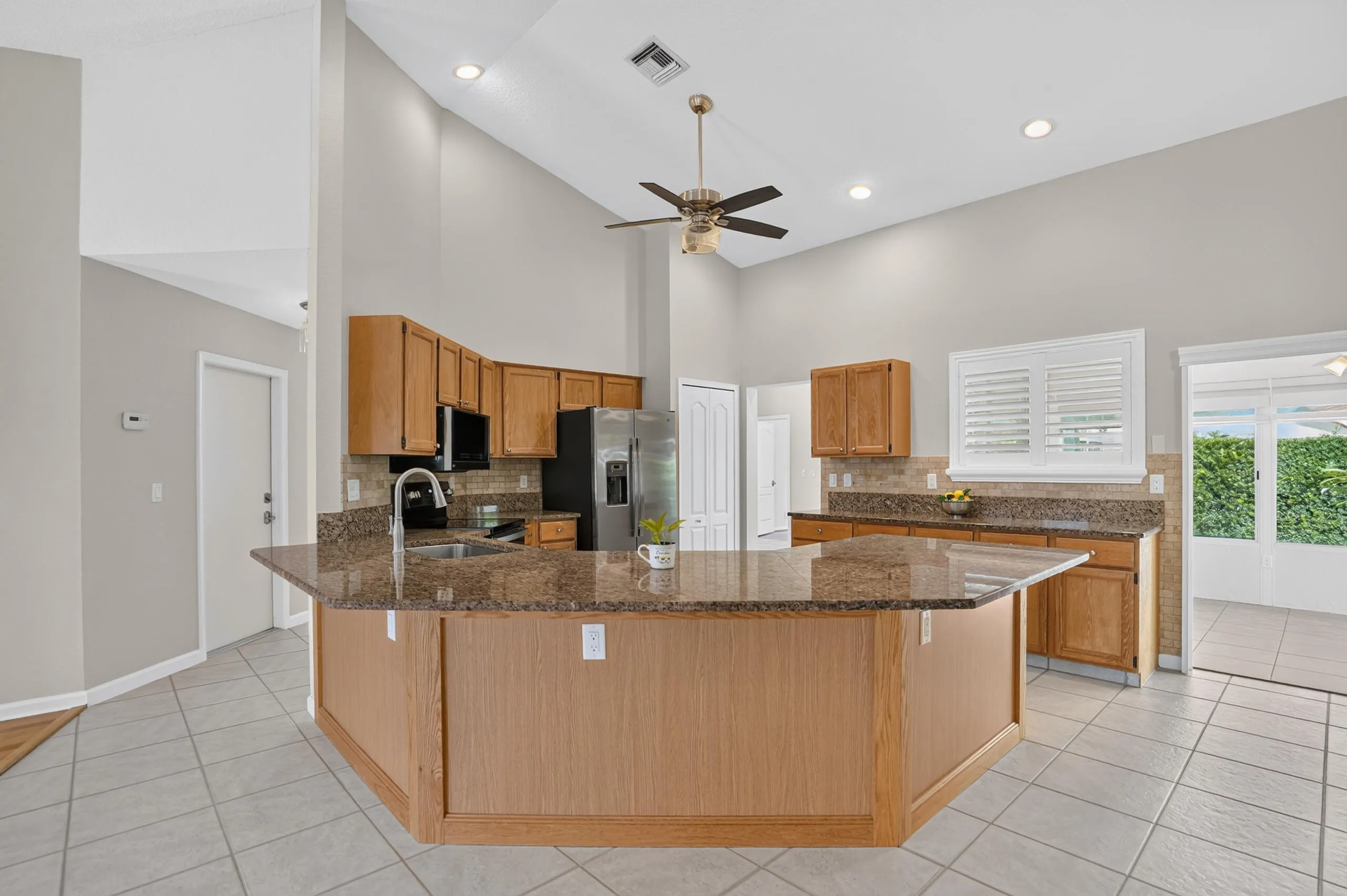 spacious kitchen with plenty of storage and counter space