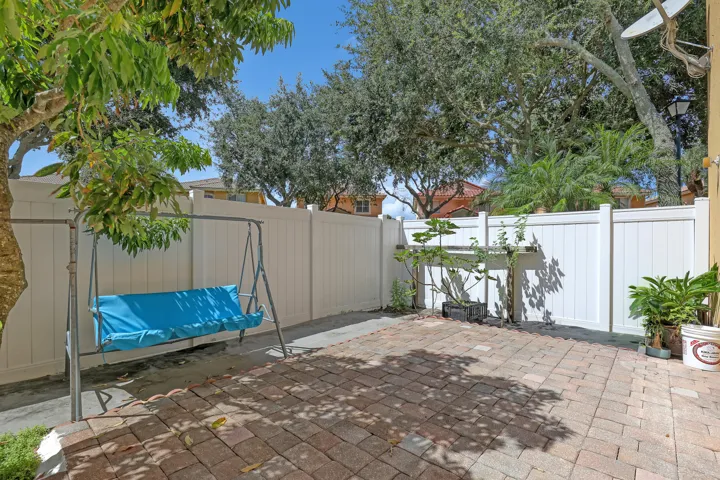 fenced backyar view 1