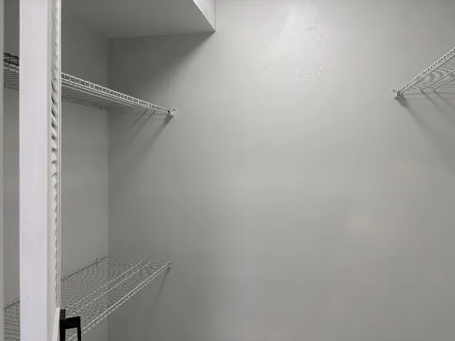 Walk-in-closet in both bedrooms