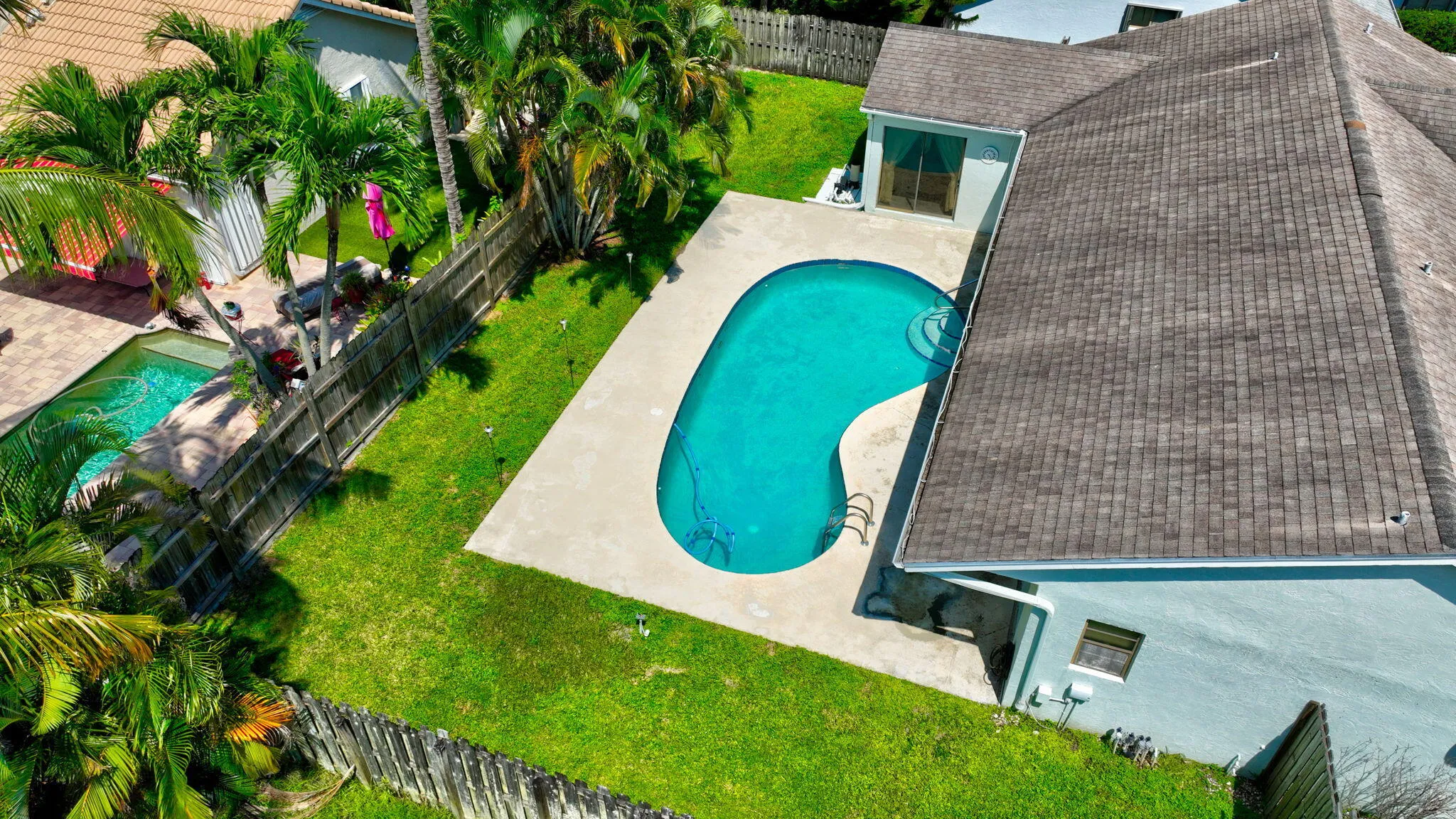 Aerial View of the Pool