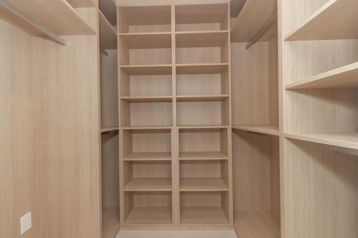 Primary closet