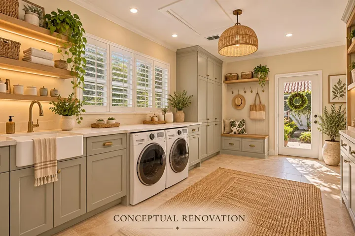Laundry Room Conceptual Renovation