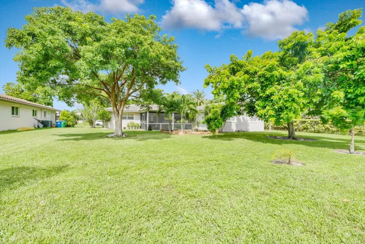 Huge back yard