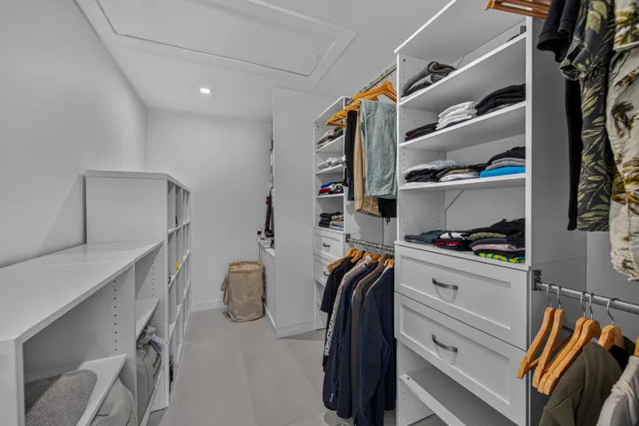 Second primary bedroom's Large walk-in closet with built-ins