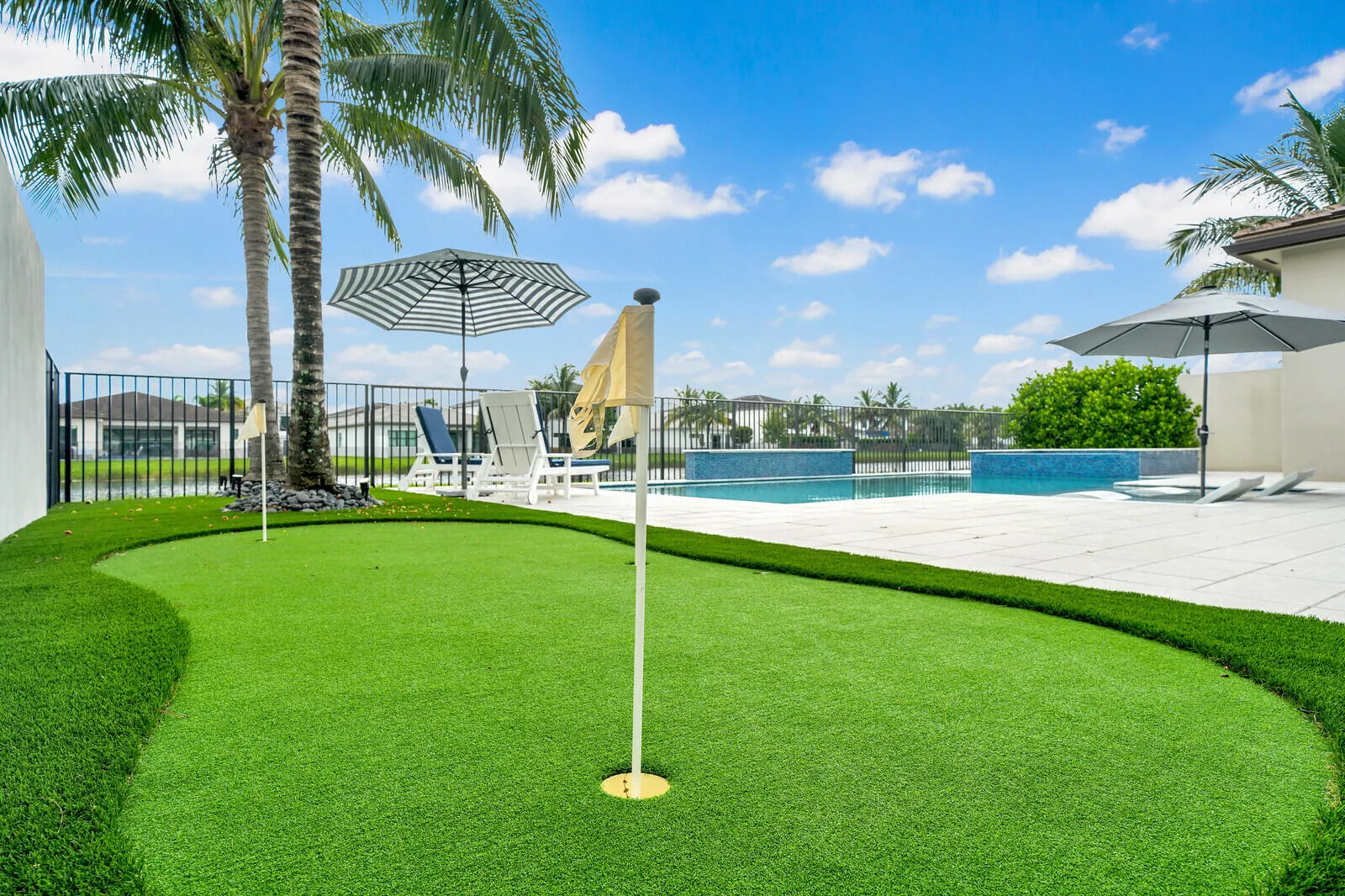 ENTIRE BACKYARD HAS TURF