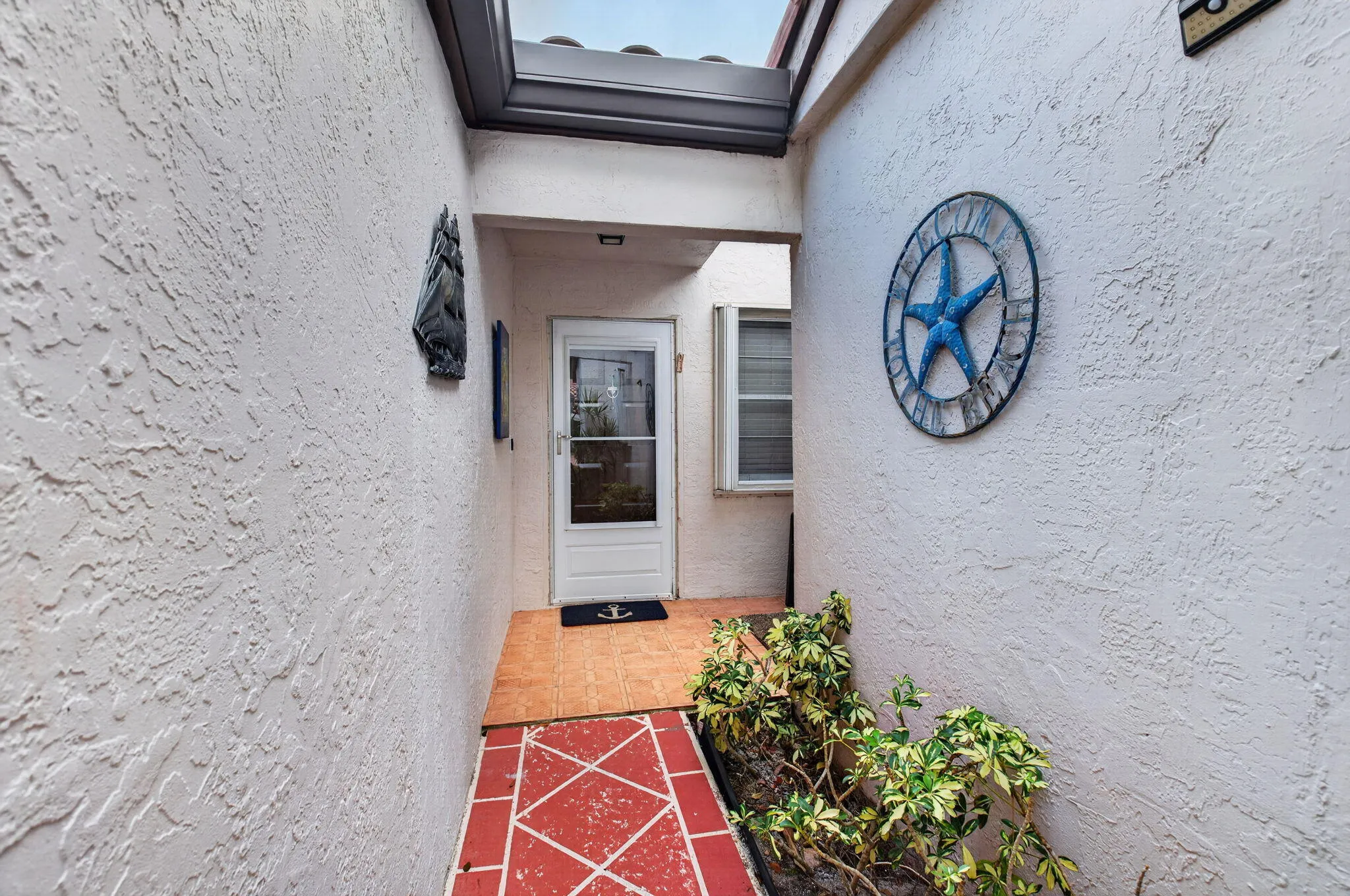 Screened Front Door