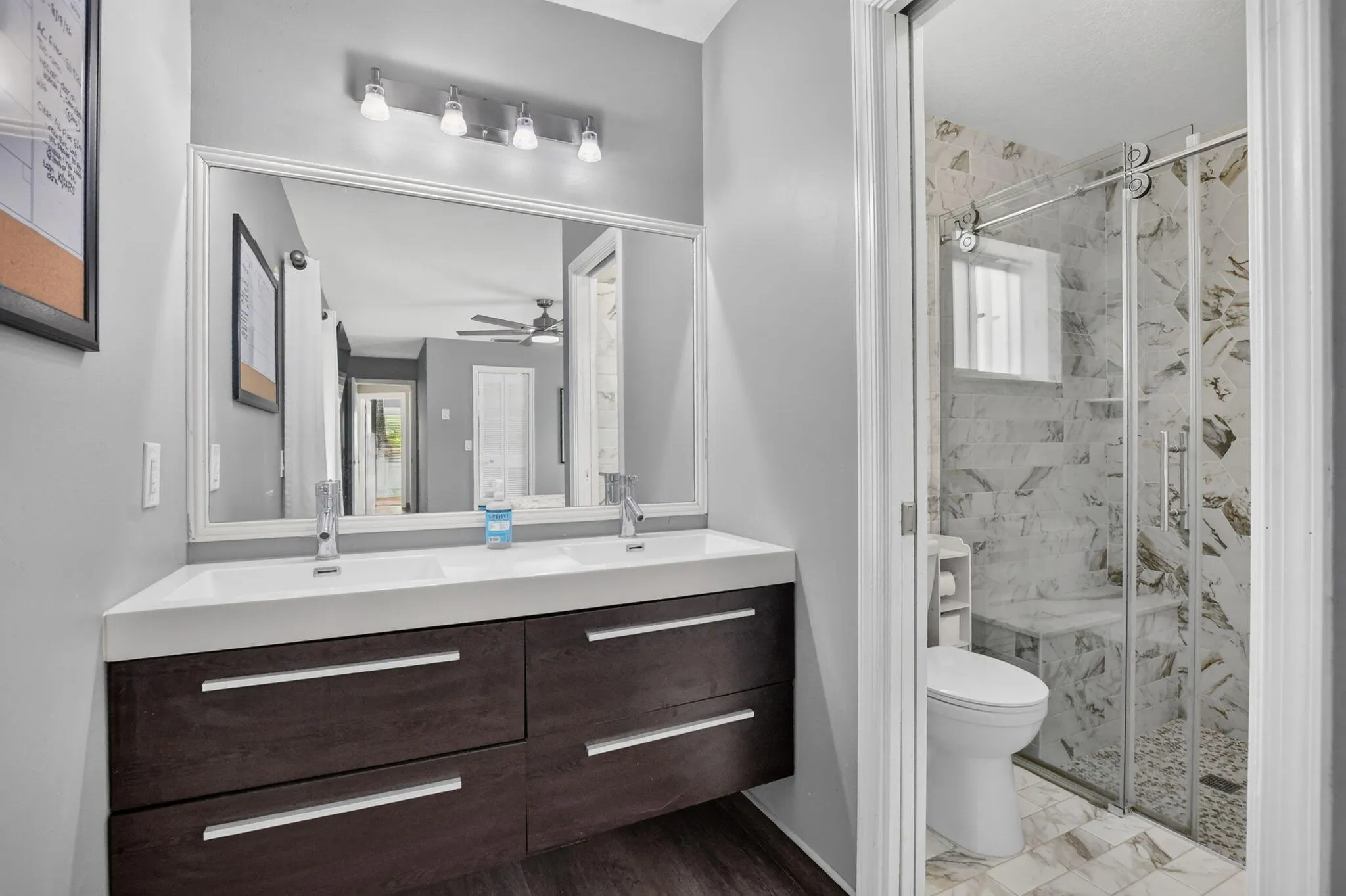 Double Modern Floating Vanity