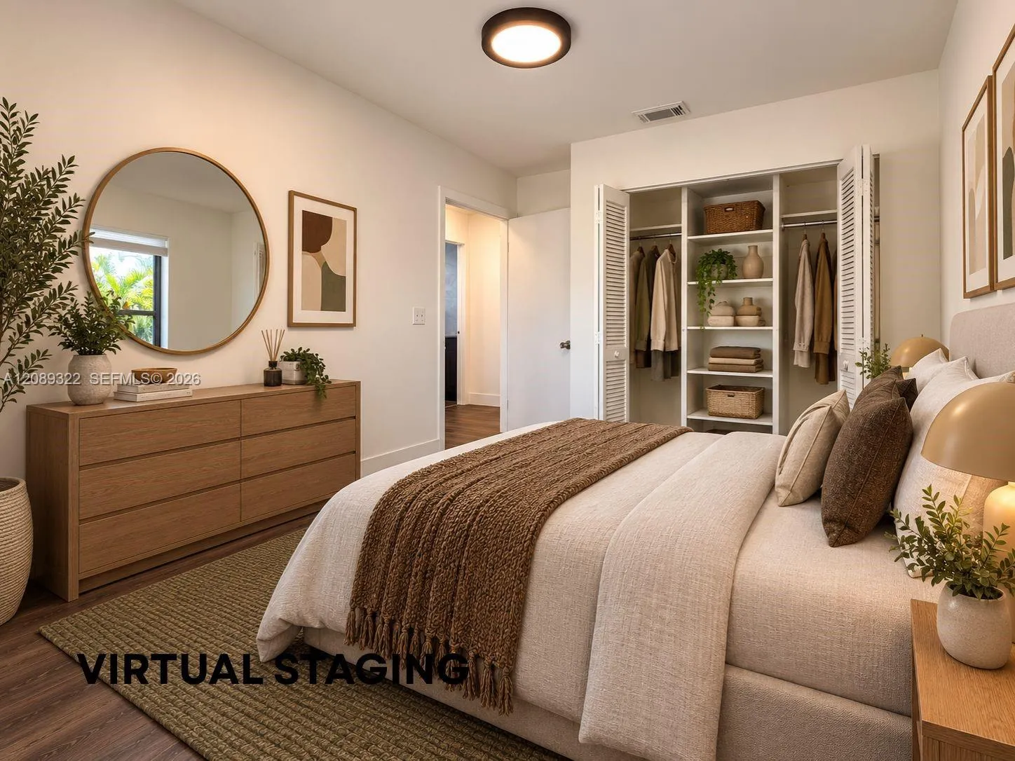 Closet Bedroom #2 - Staging