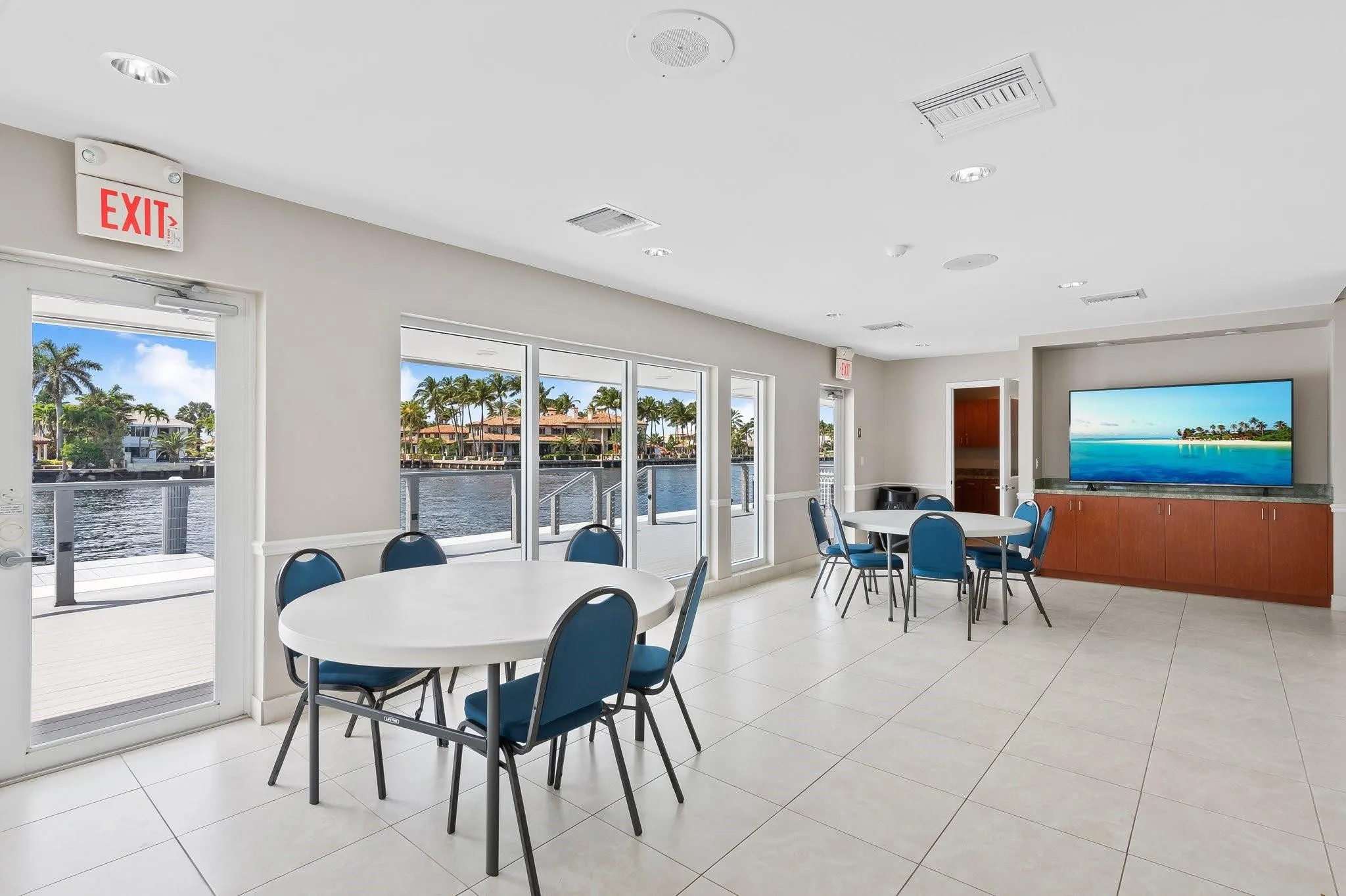 Clubhouse interior