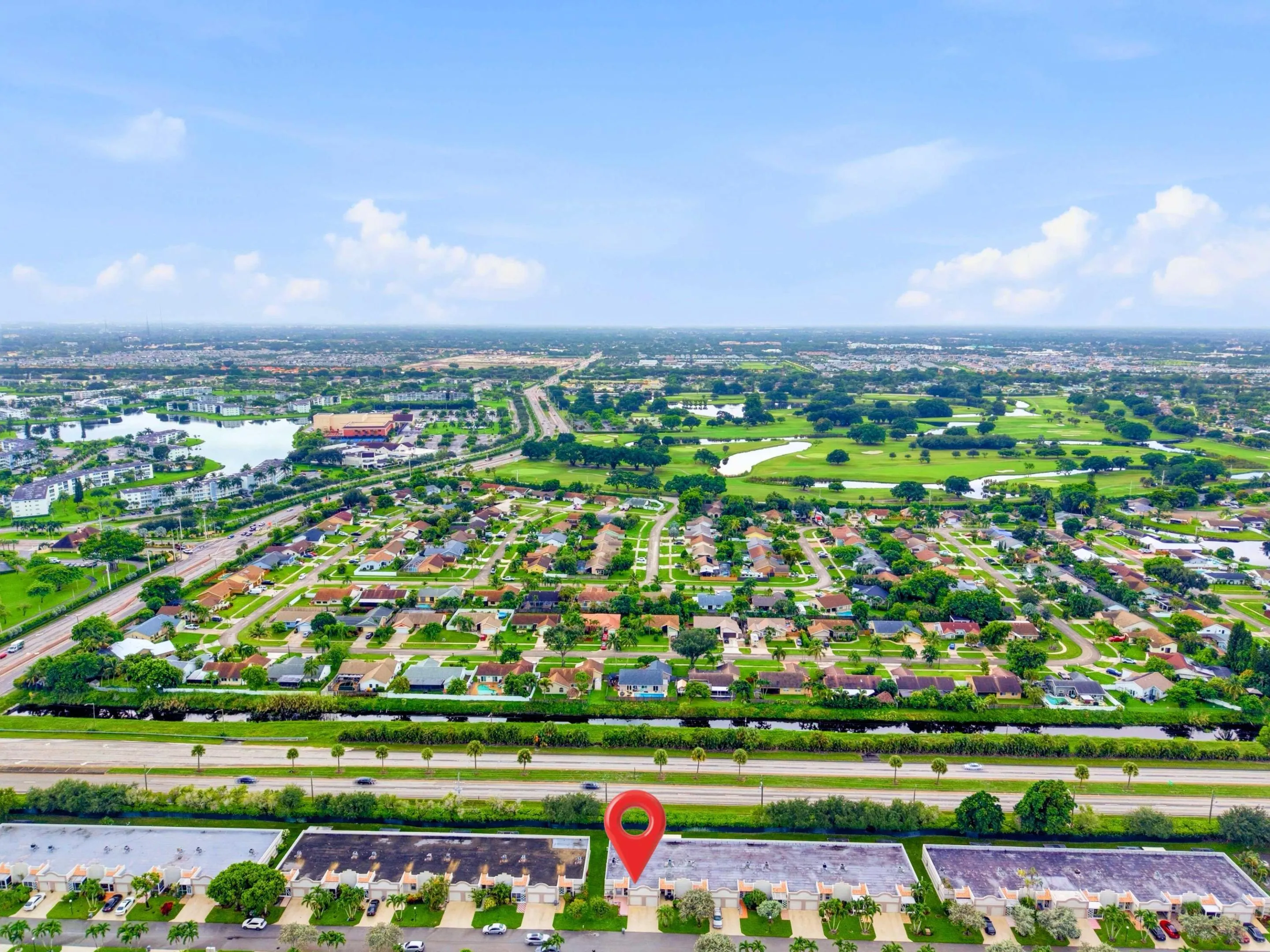Panoramic to South