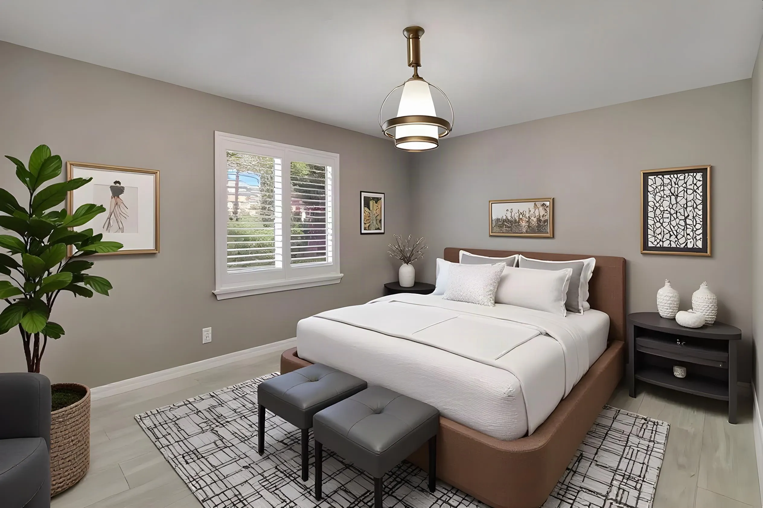 Bedroom 4 virtually staged
