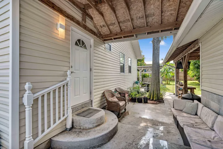 Back patio