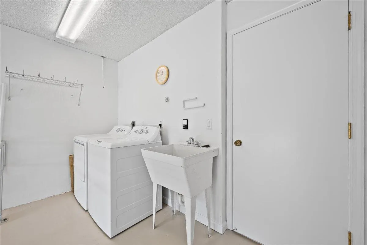 Laundry Area in Garage