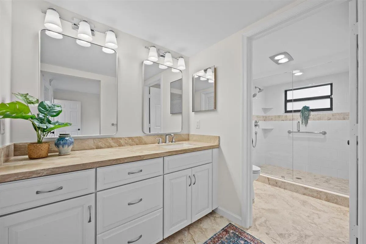 Primary Bathroom Featuring a Vanity