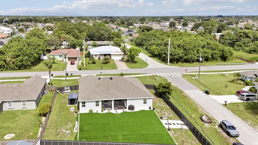 Rear Aerial and Spacious Backyard