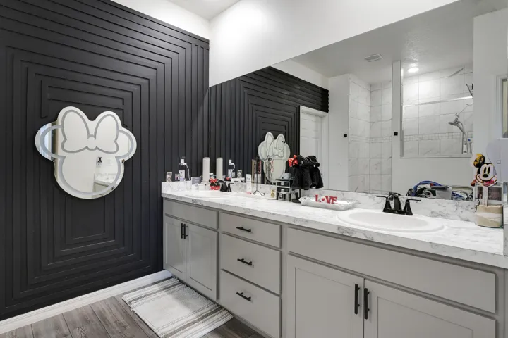 Stylish Bathroom with Double Vanity