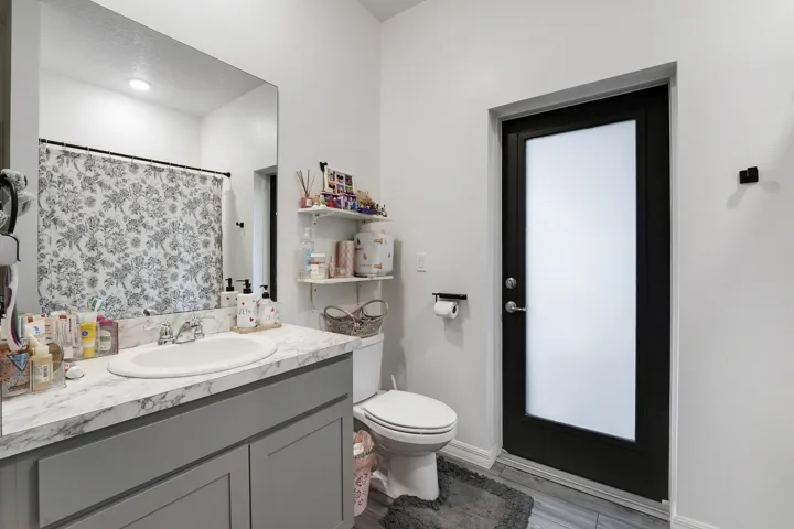Full Bathroom with Modern Vanity
