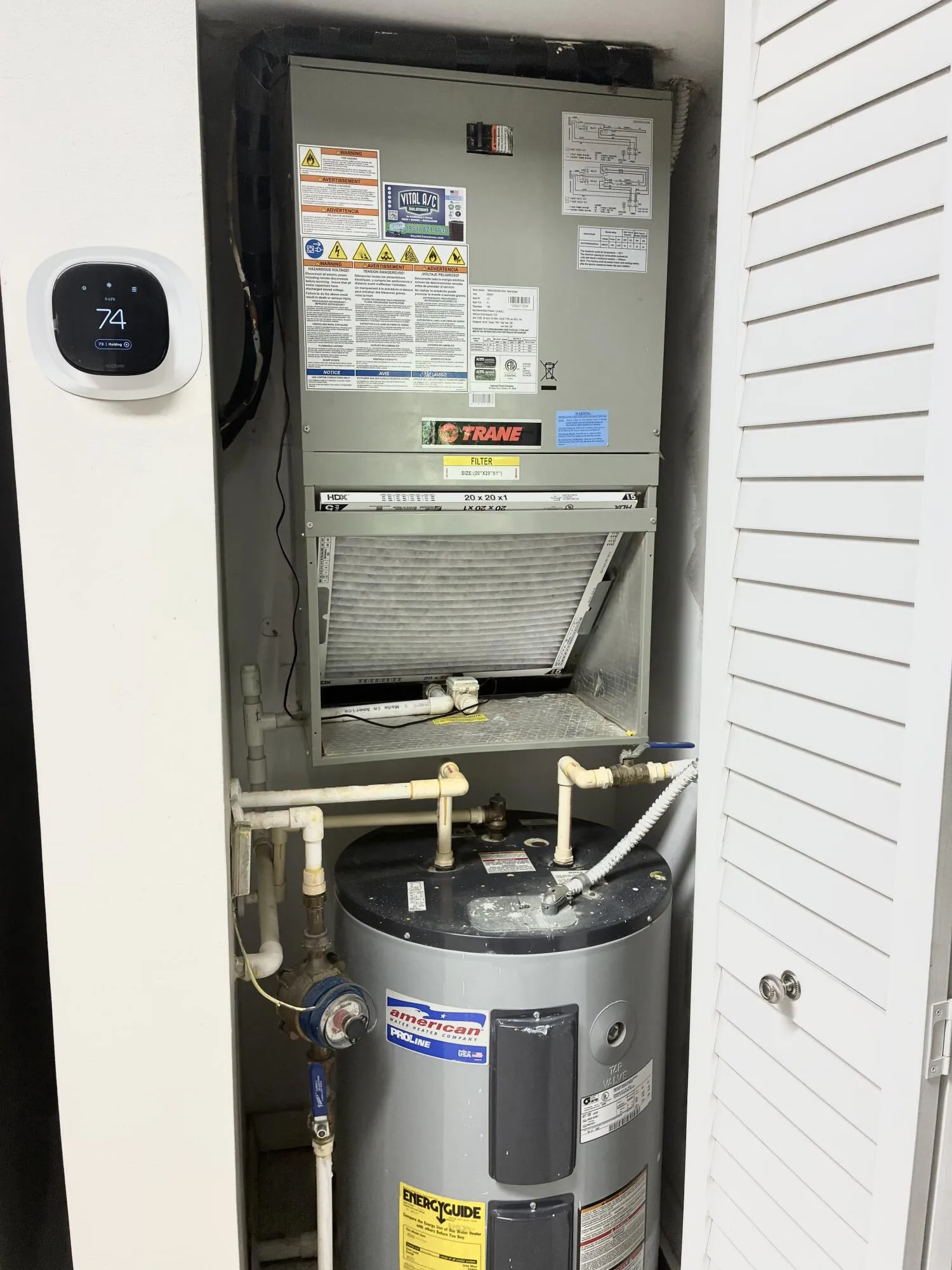 A/c and Water heater