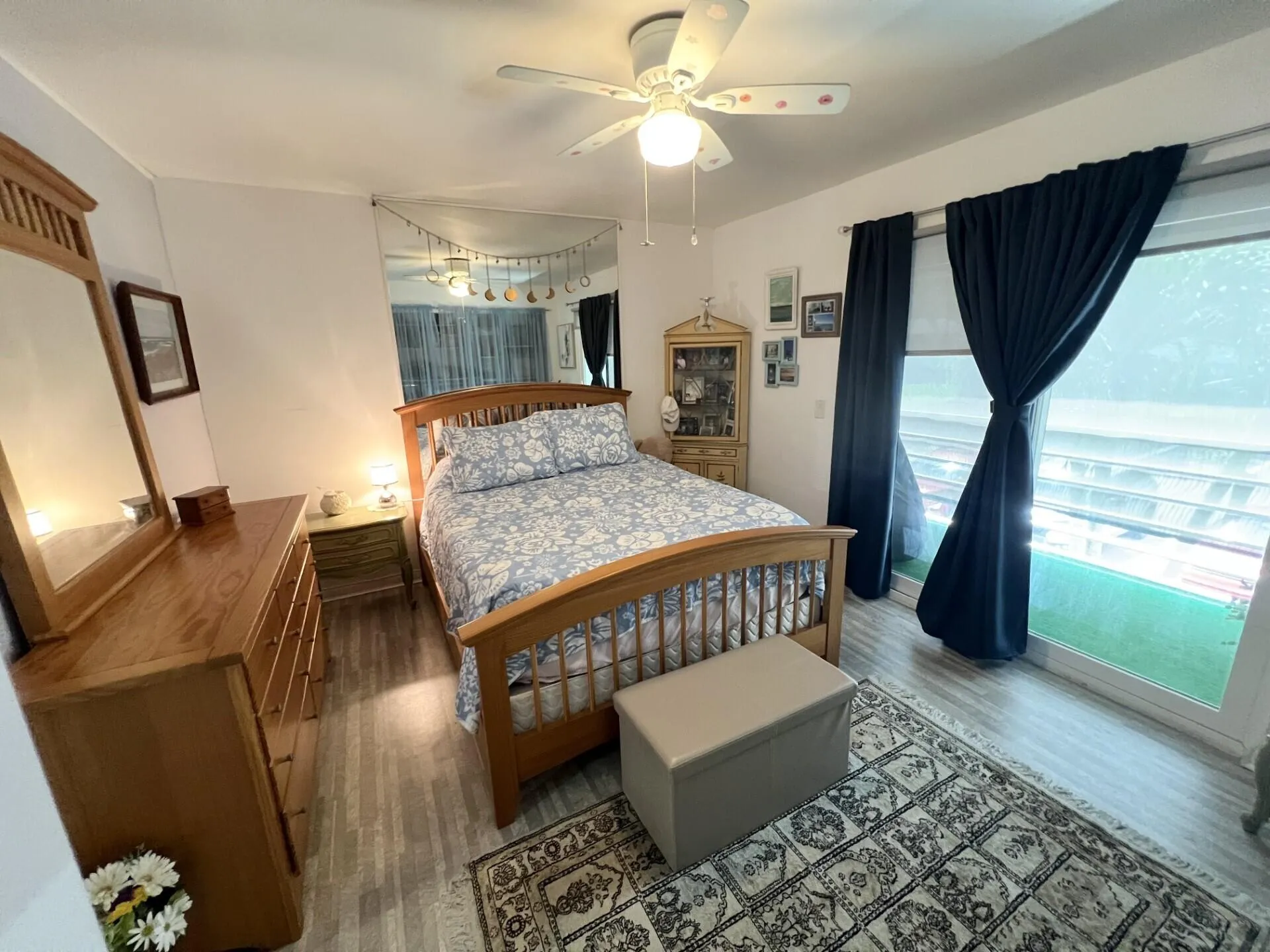 Master Bedroom with Impact Sliders