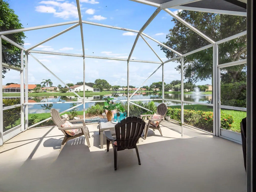 Screen Porch with Waterview