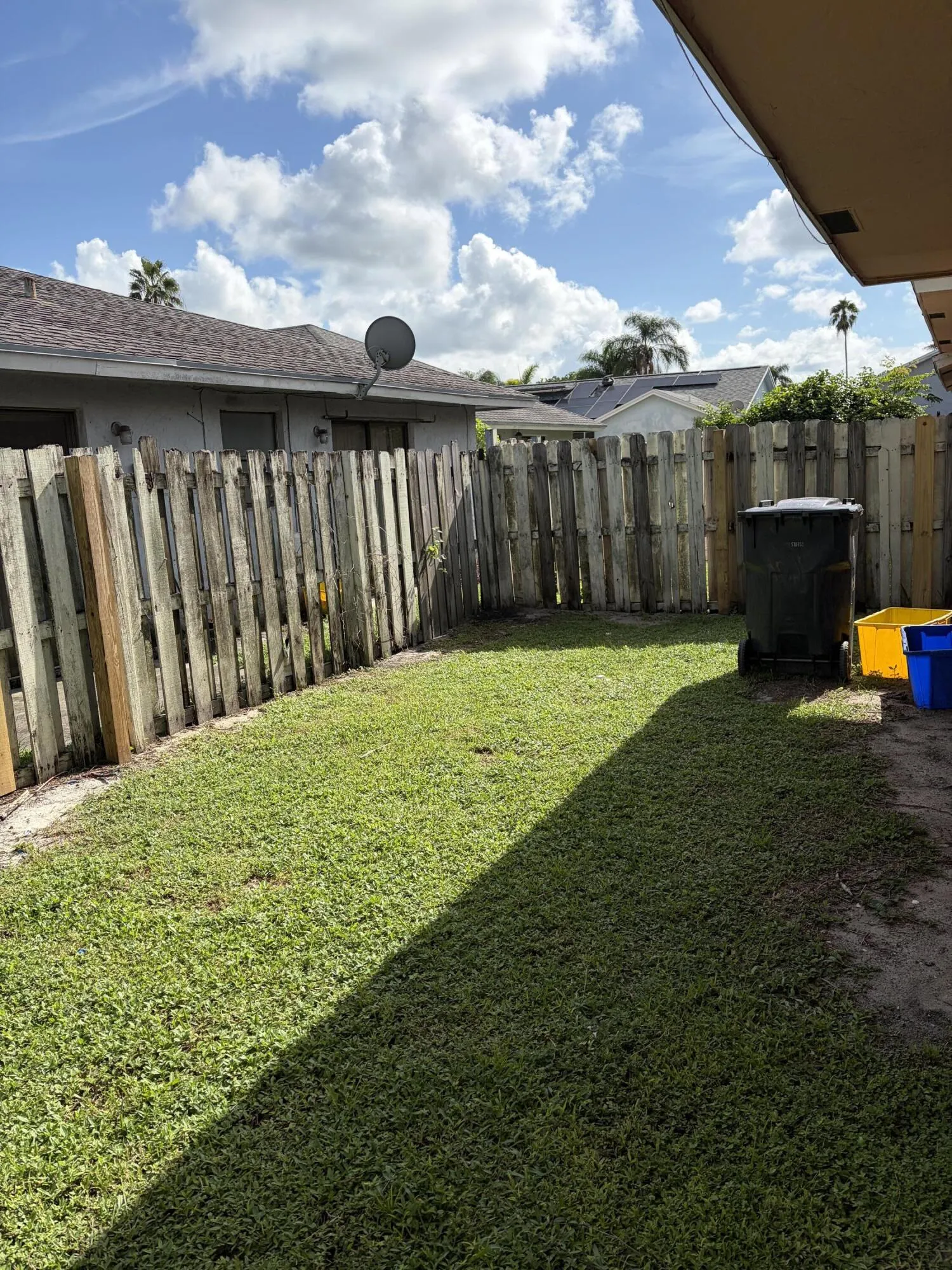 Fenced Backyard