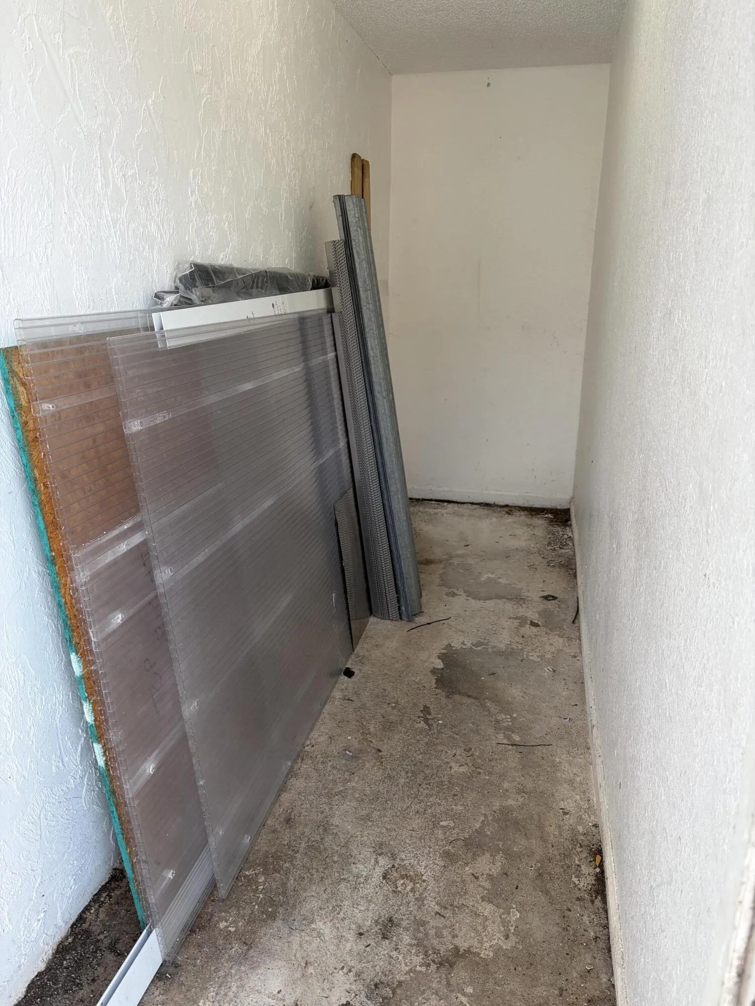 Exterior storage closet
