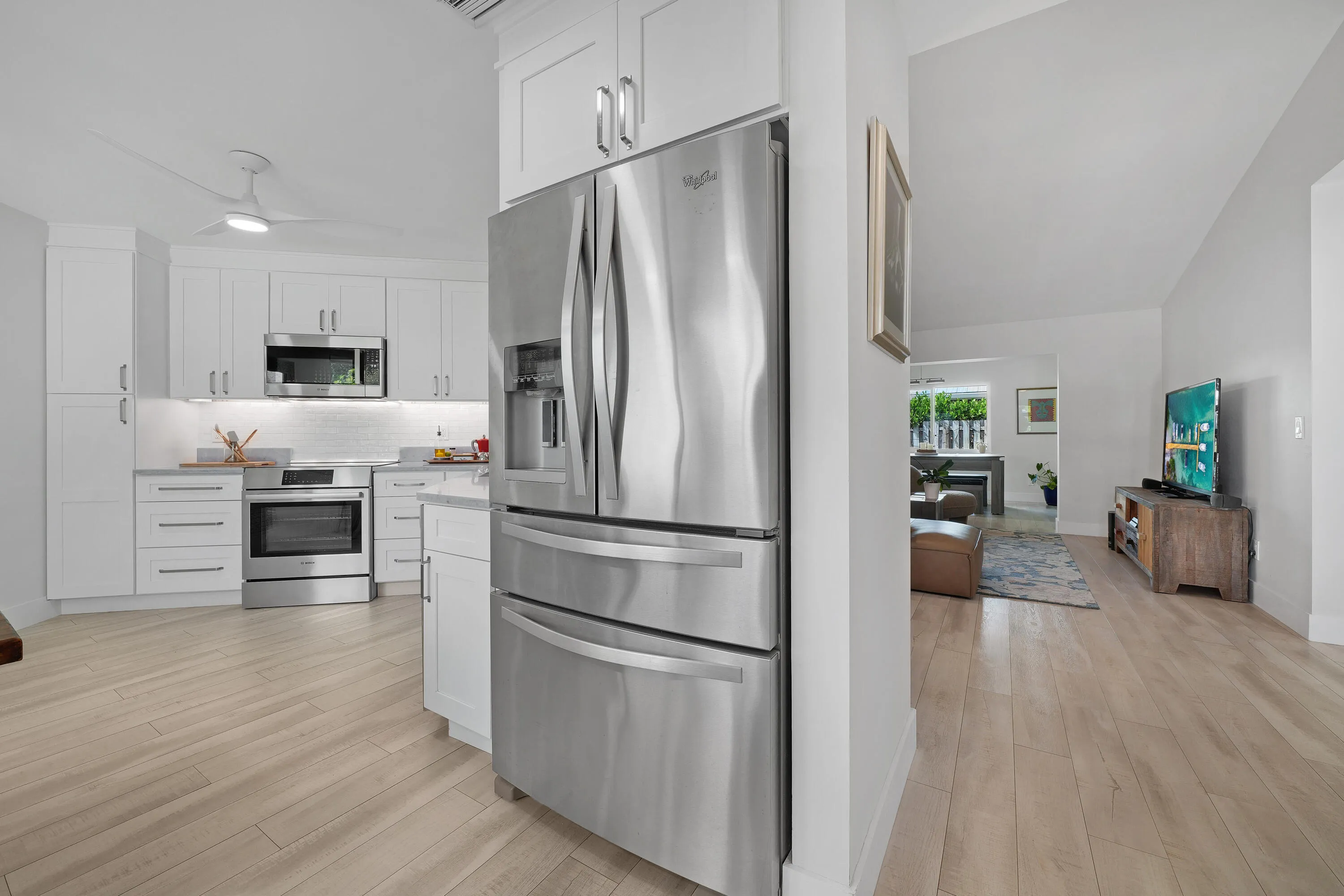 Kitchen to Living Room from Entrance