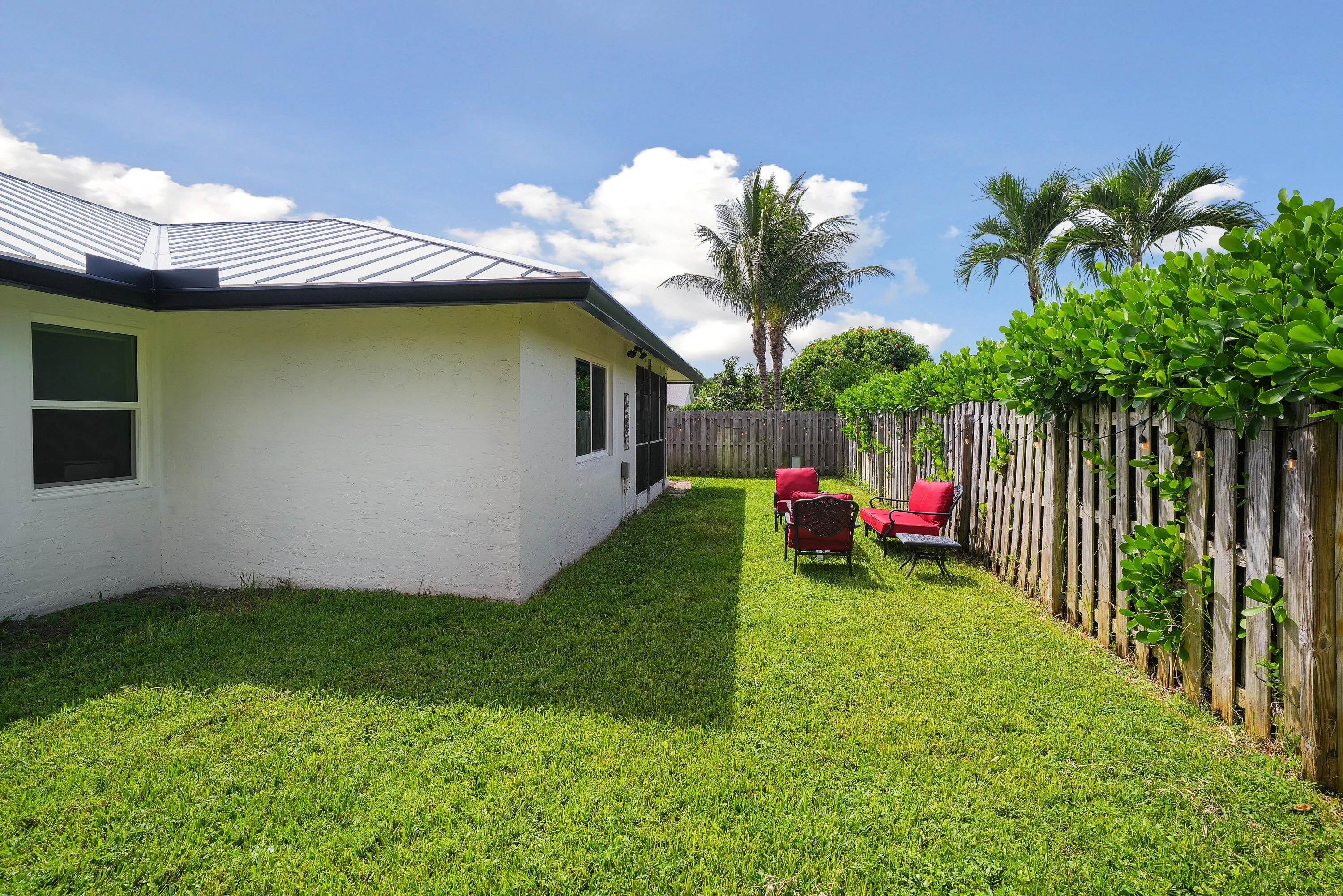 Expanded Area of yard. Room for Pool