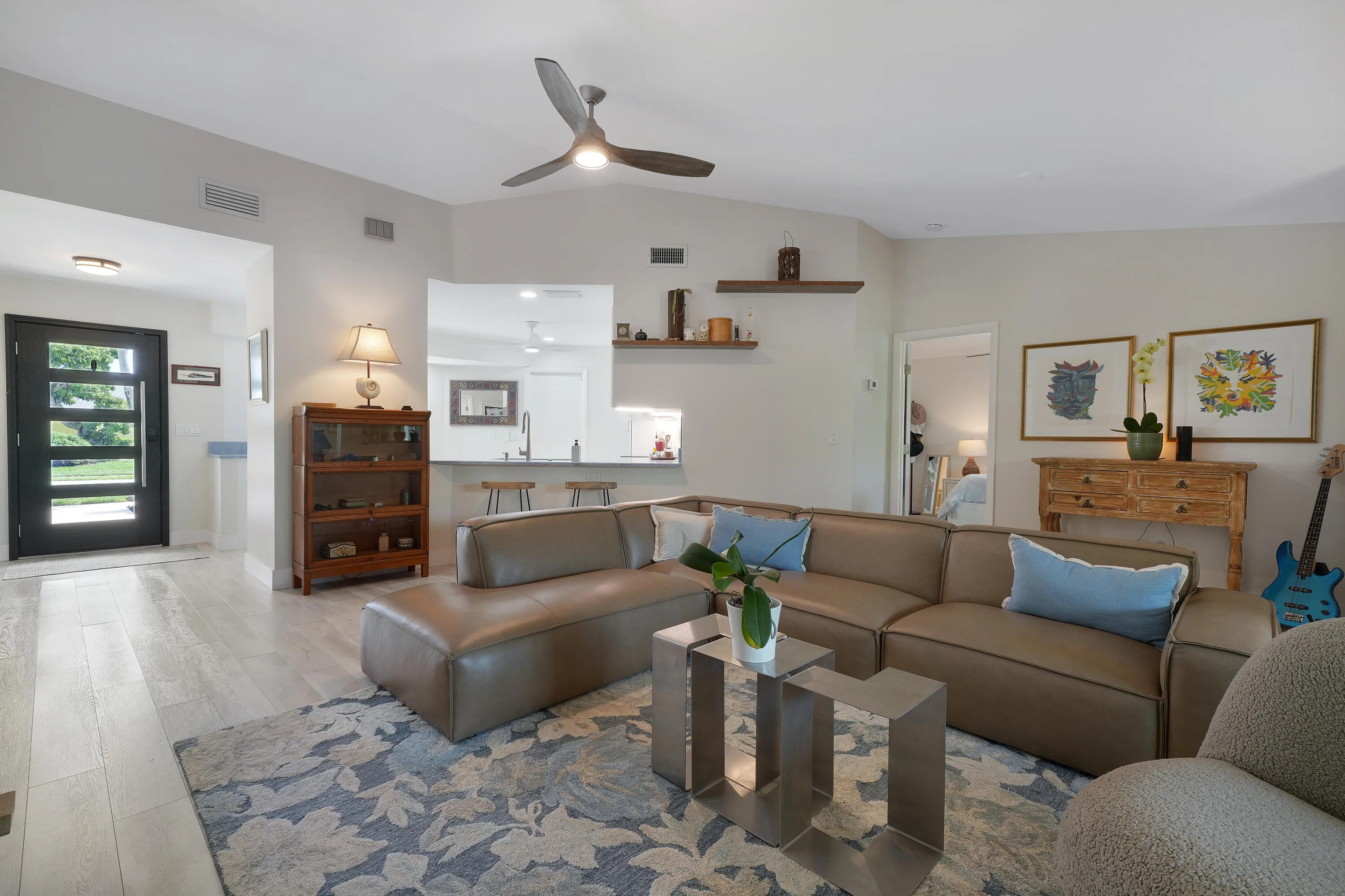 Living Room w/ Soaring Ceilings
