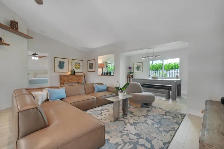 Living Room w/ Soaring Ceilings