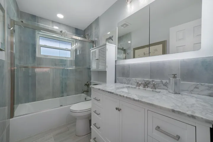 Remodeled Guest Bath w/ LED Mirror