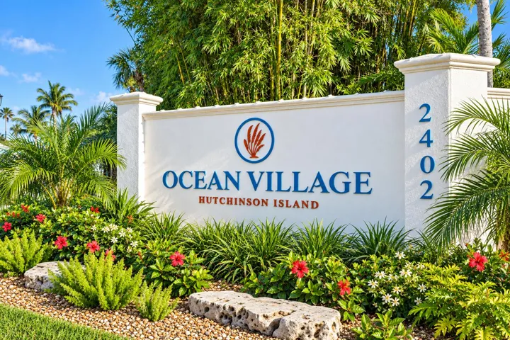 Ocean Village Sign