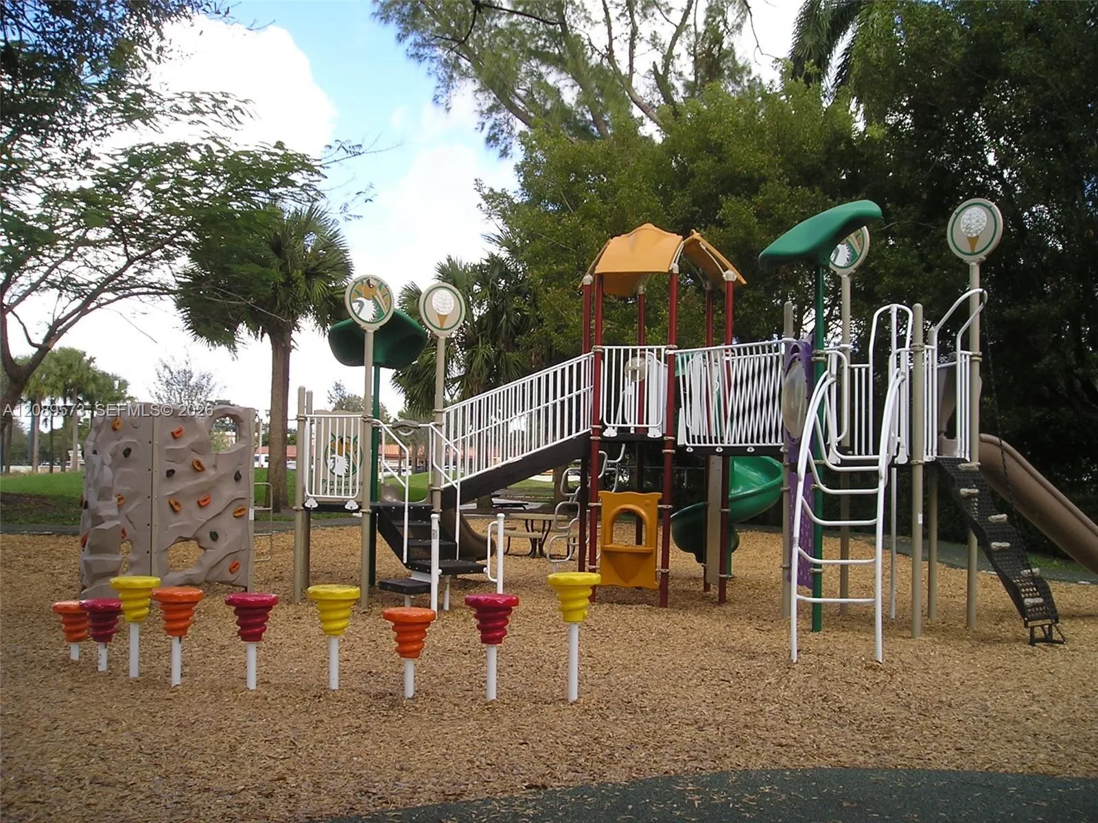 Beautiful walking trails and park next door to community.