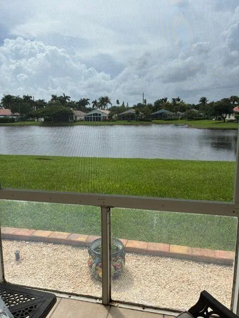 View from living room and porch