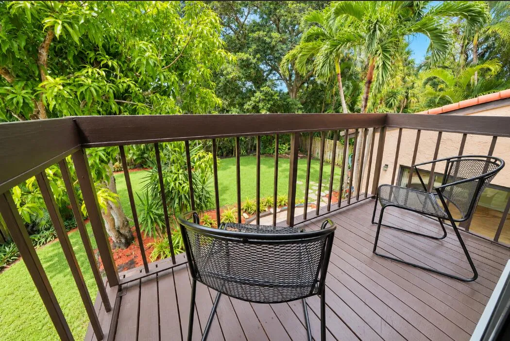 Primary bedroom balcony