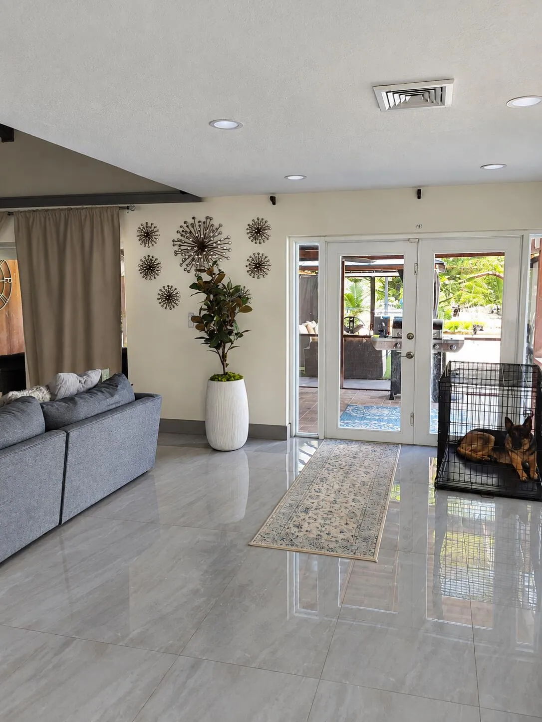 White French doors