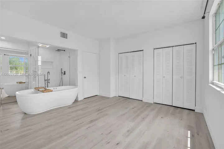 Open concept bathroom