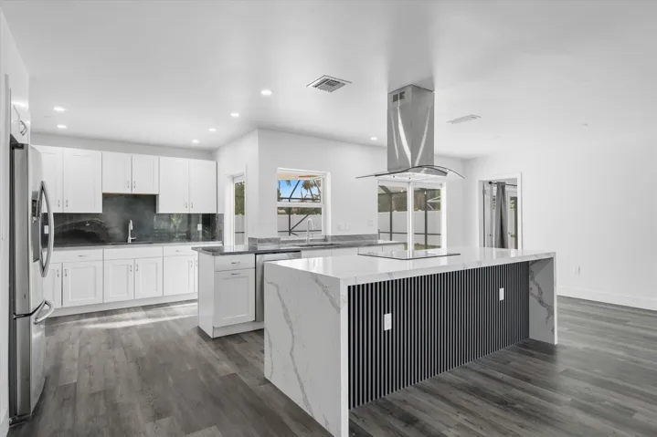 Kitchen Island View