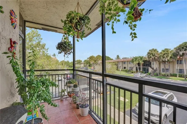 Lovely front patio views.