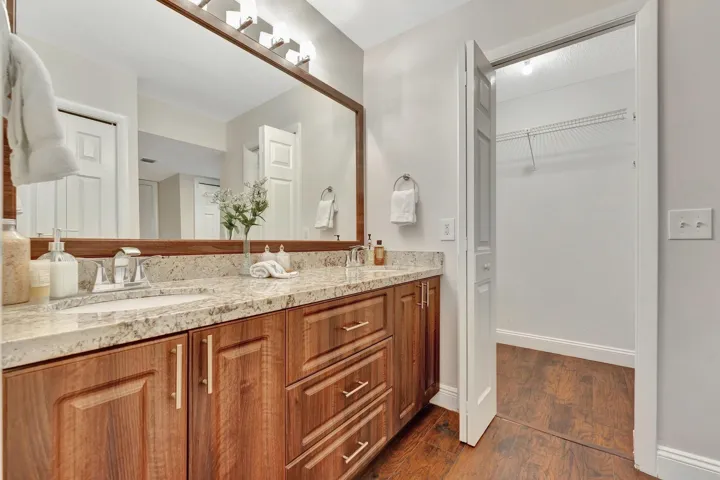 Note huge walk-in closet.