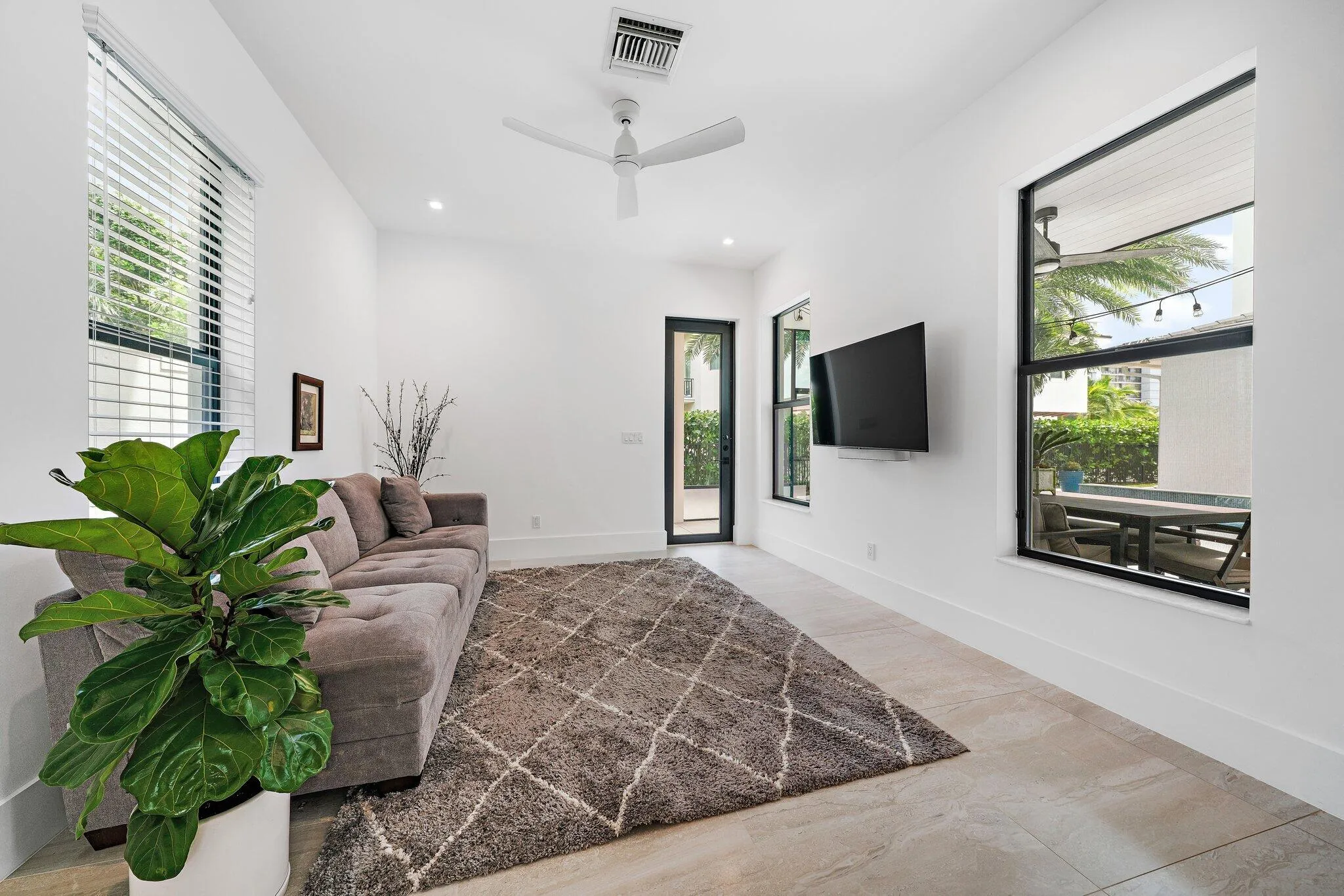Entry Level TV Room