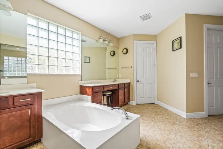 Separate vanities