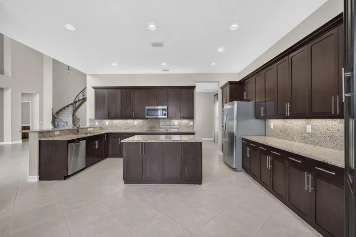 spacious kitchen