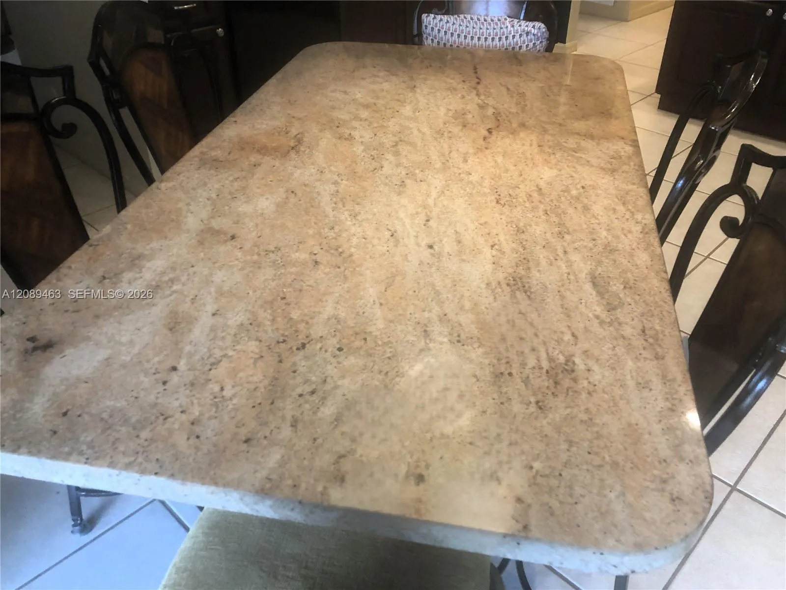 Matching granite table