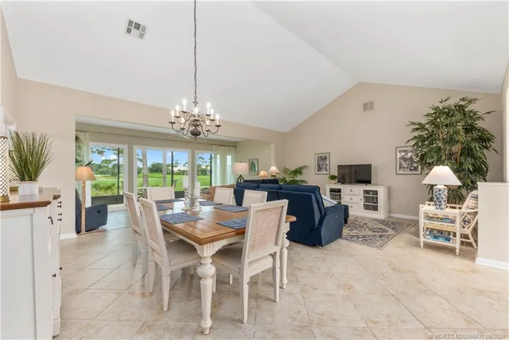 Open Living Room & Dining