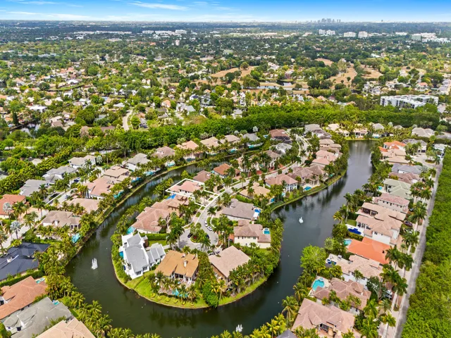 Aerial View of Cul de Sac Location on Sought After Key Plum Street